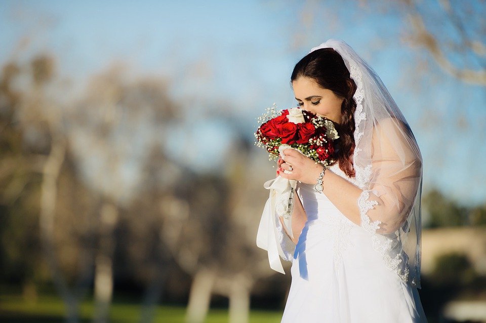 happy bride